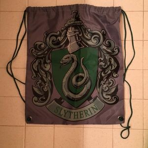 Slytherin Drawstring Bag